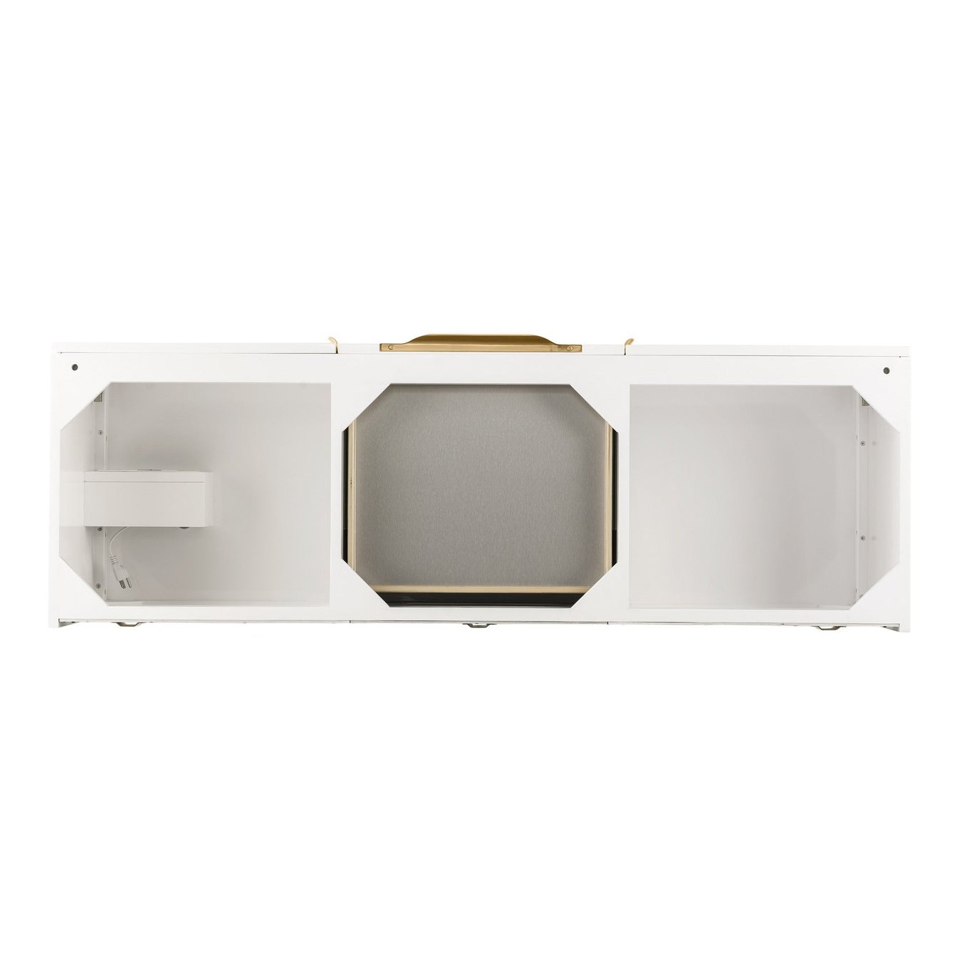 James Martin Vanities Mercer Island 59" Double Vanity - 389-V59D-AGR-G-DGG