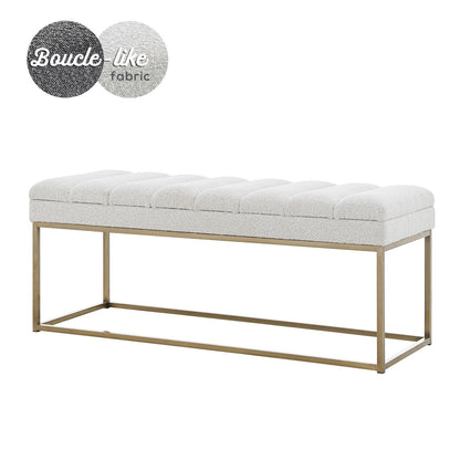 New Pacific Direct Darius KD Fabric Bench 1 - 600081-563