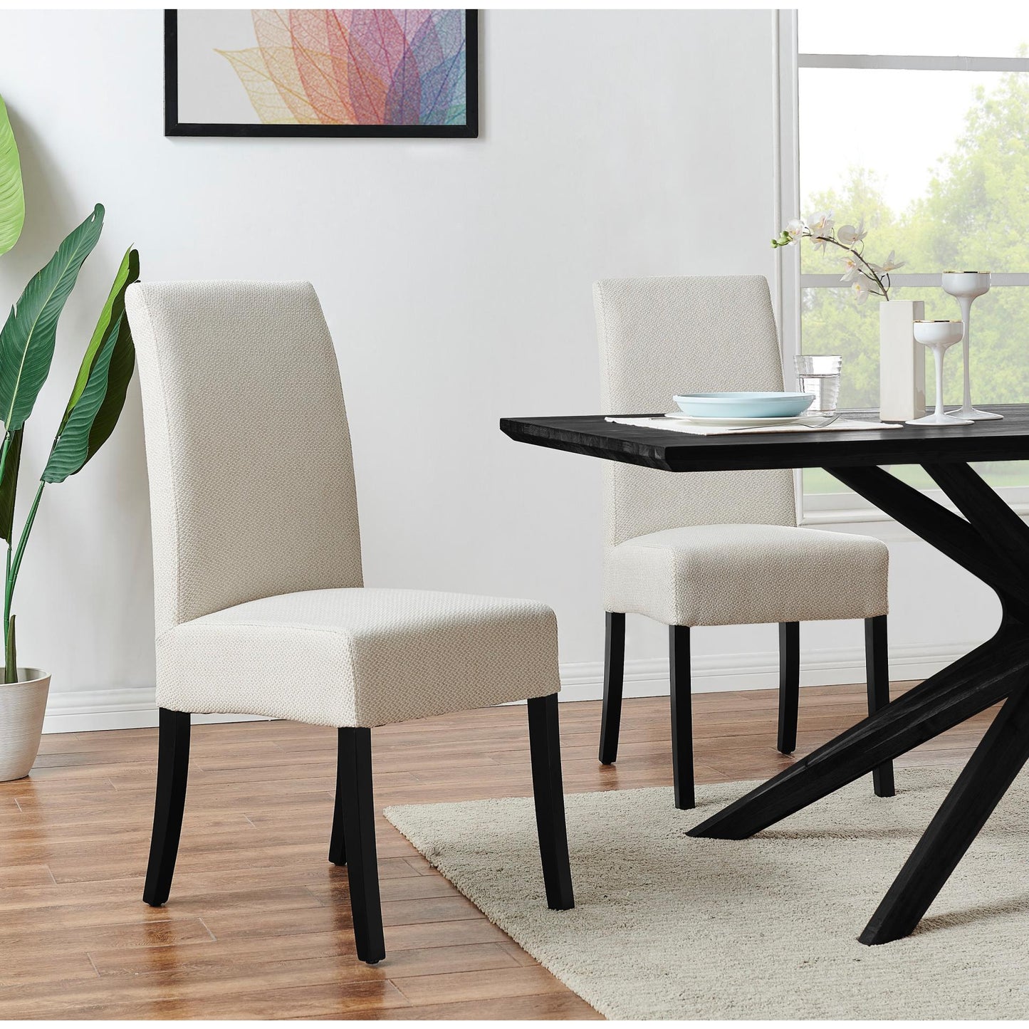 New Pacific Direct Valencia Fabric Chair, (Set of 2)  - 1900164-276