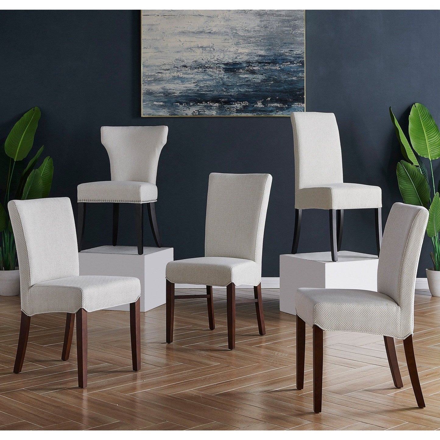 New Pacific Direct Valencia Fabric Chair, (Set of 2)  - 1900164-276