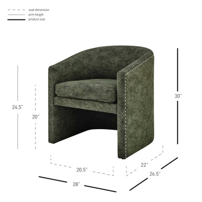 New Pacific Direct Freya Fabric Accent/ Dining Side Chair  - 1900185-562