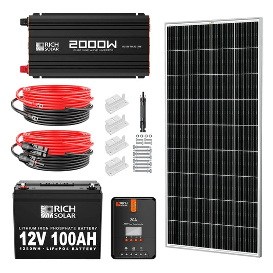 200 Watt Complete Solar Kit
