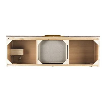 James Martin Vanities Mercer Island 59" Double Vanity - 389-V59D-AGR-G-DGG