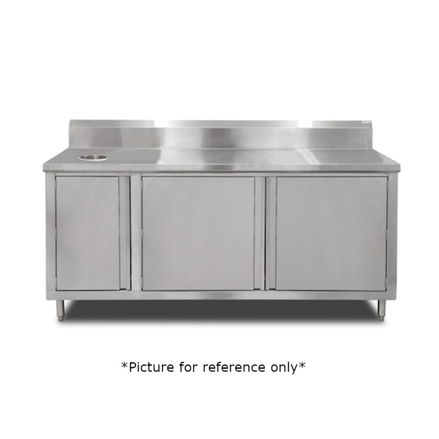 John Boos 4BU4R5-3672-L Work Table with Cabinet Base - JB4BU4R53672L