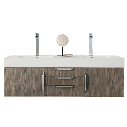 James Martin Vanities Mercer Island 59" Double Vanity - 389-V59D-AGR-G-DGG