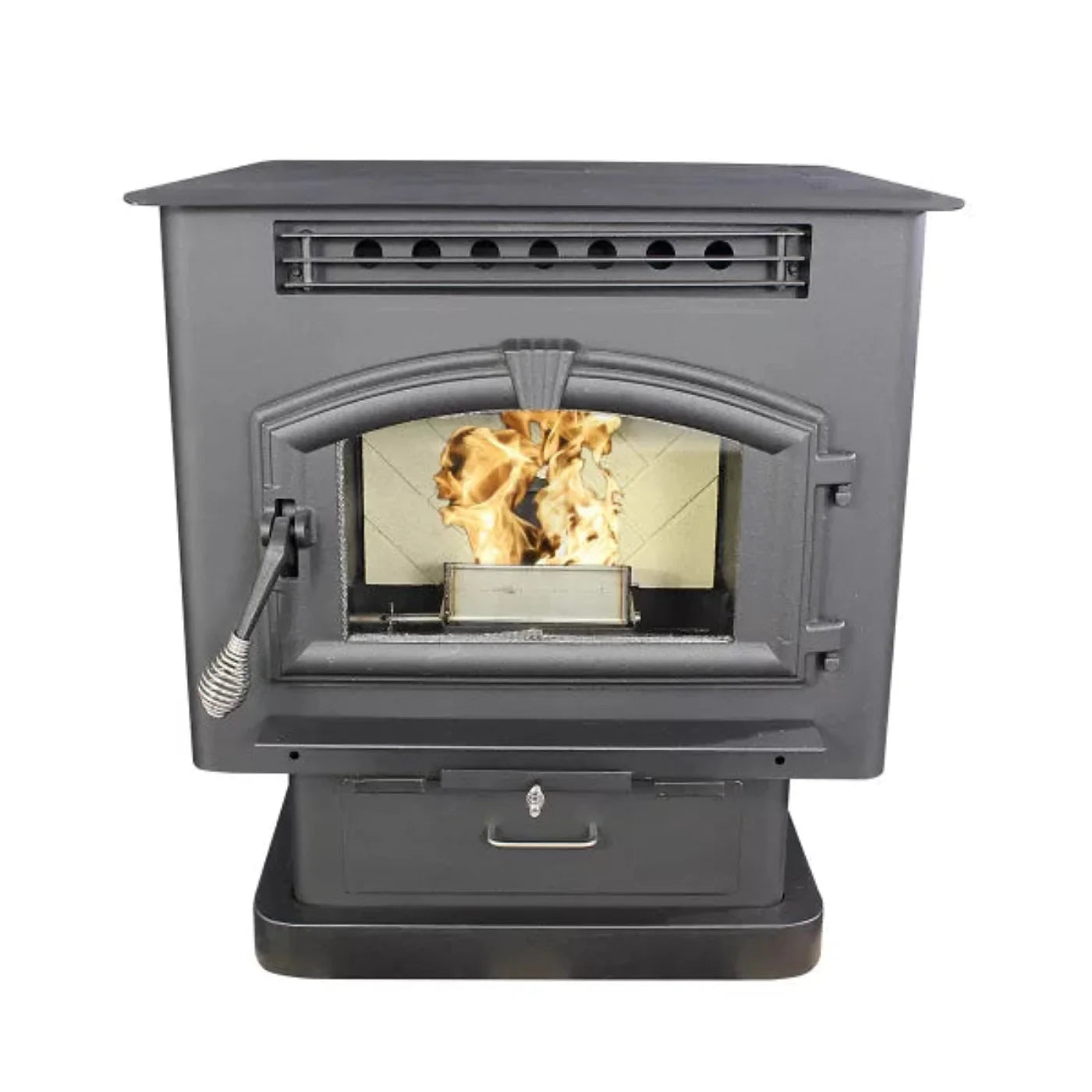 United States Stove Co. b2,000 Sq Ft Multi-Fuel Stove with 60 lb Hopper - 1768970223059_371