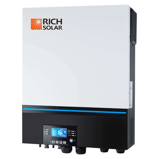 RICH SOLAR 6500 Watt 6.5kW 48 Volt Off-grid Hybrid Solar Inverter