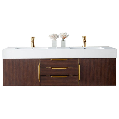 James Martin Vanities Mercer Island 59" Double Vanity - 389-V59D-AGR-G-DGG