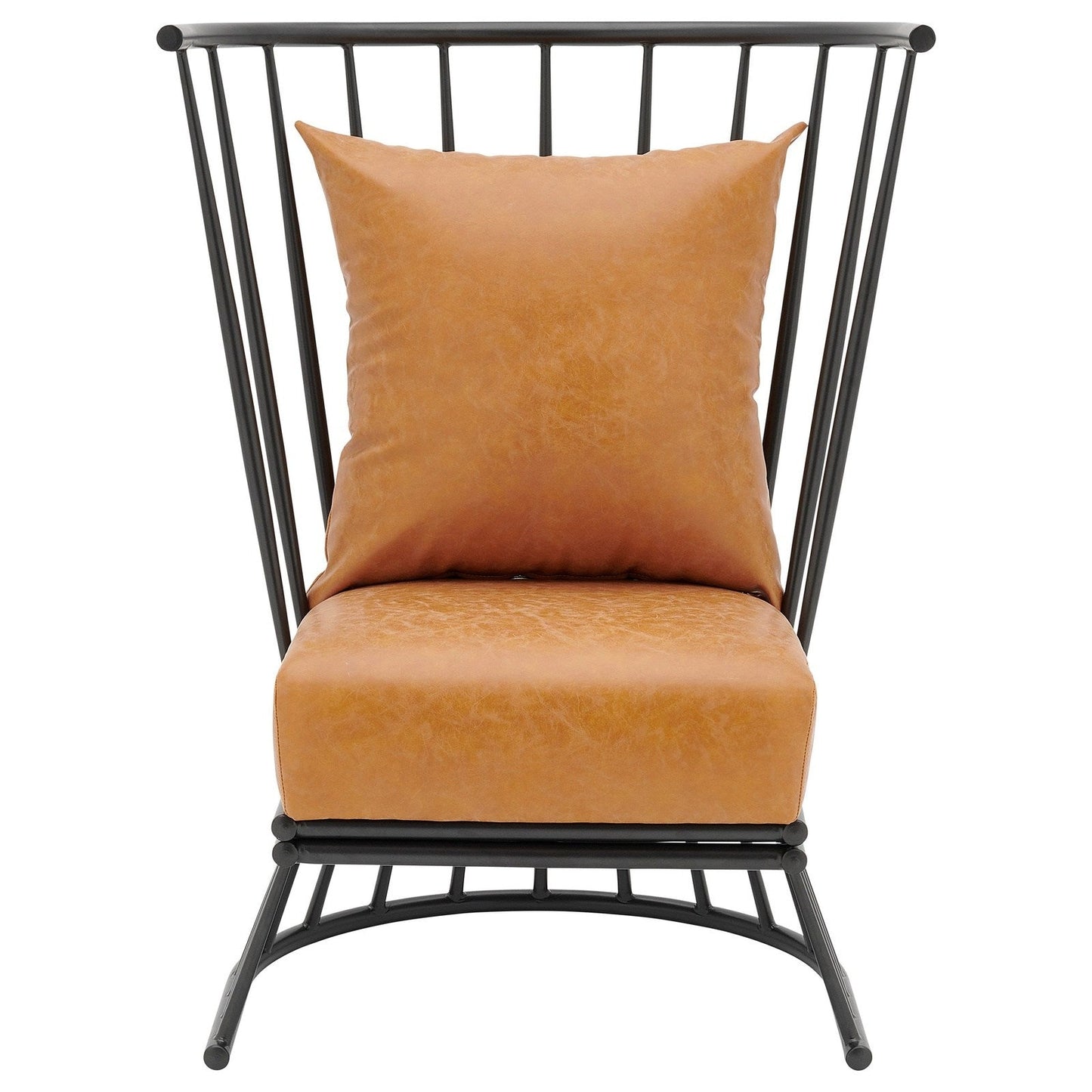 New Pacific Direct Jupiter KD PU Metal Accent Chair  - 9300119-309