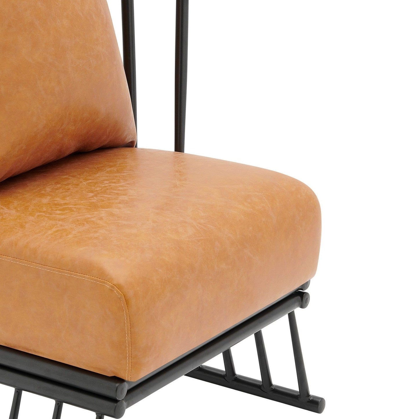 New Pacific Direct Jupiter KD PU Metal Accent Chair  - 9300119-309