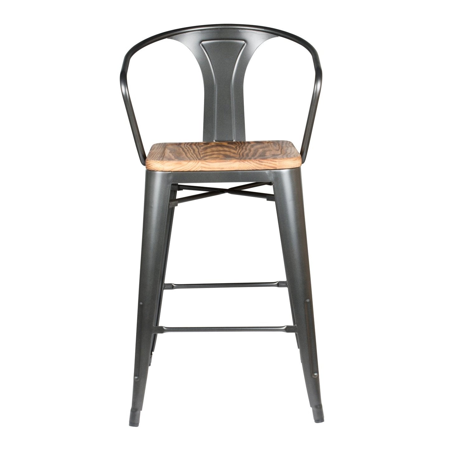 New Pacific Direct Metropolis Metal Counter Stool, (Set of 4)  - 938541-GM