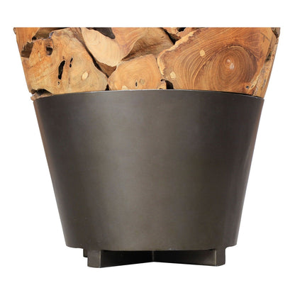 New Pacific Direct Bruno Recycled Teak Root Side/ End Table 9600036 - 9600036