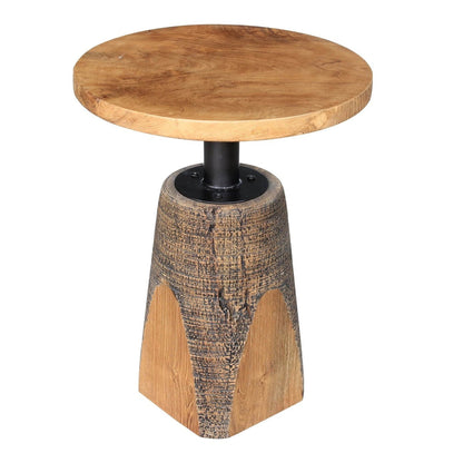 New Pacific Direct Nikko Reclaimed Teak Wood Side/ End Table 9600041 - 9600041