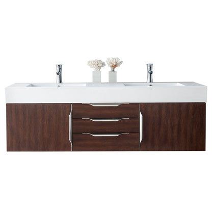James Martin Vanities Mercer Island 59" Double Vanity - 389-V59D-AGR-G-DGG