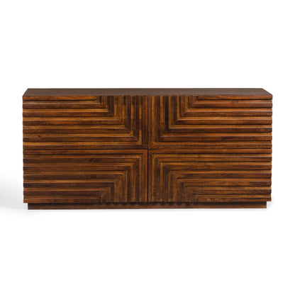 Union Home Maze Wood Low Dresser -  BDM00047