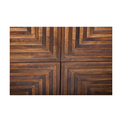 Union Home Maze Wood Low Dresser -  BDM00047