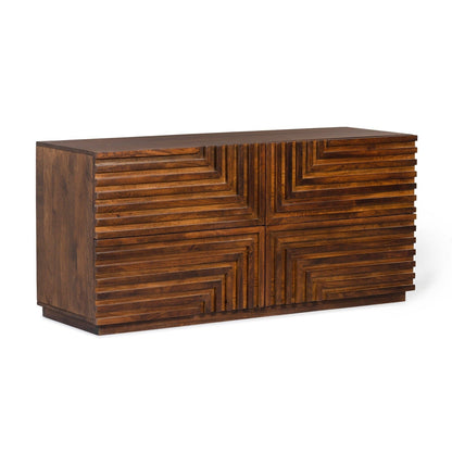 Union Home Maze Wood Low Dresser -  BDM00047