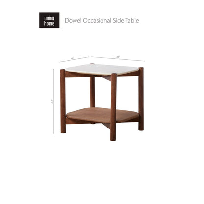 Union Home Dowel Occasional Side Table -  LVR00269