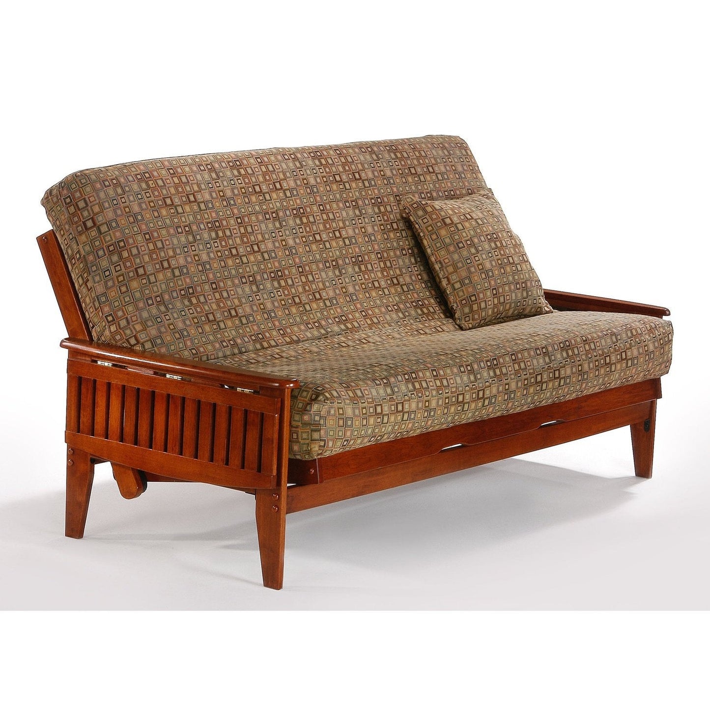Night and Day Furniture Naples Standard Futon Frame Complete - BA-NAP-BMG-FUL-BWT