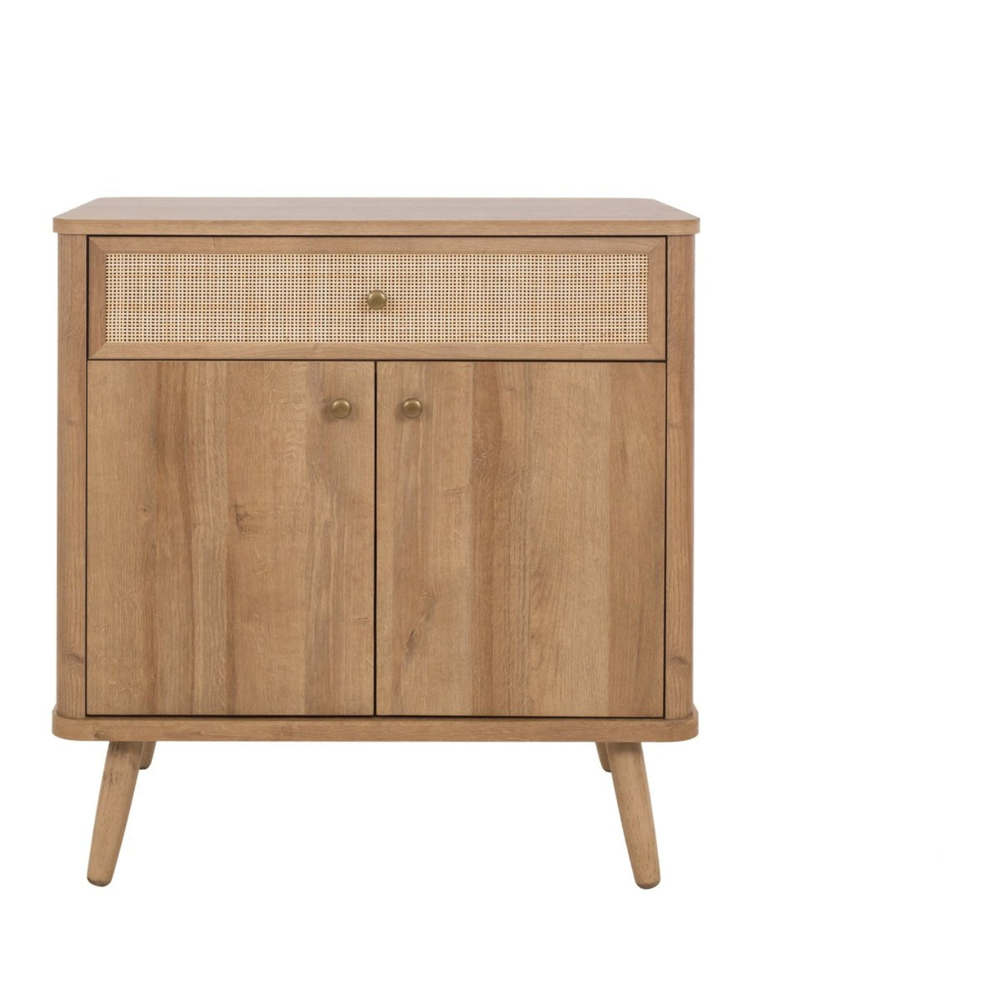New Pacific Direct Thelma KD Rattan Small Cabinet 1 Drawer + 2 Doors  - 1340017