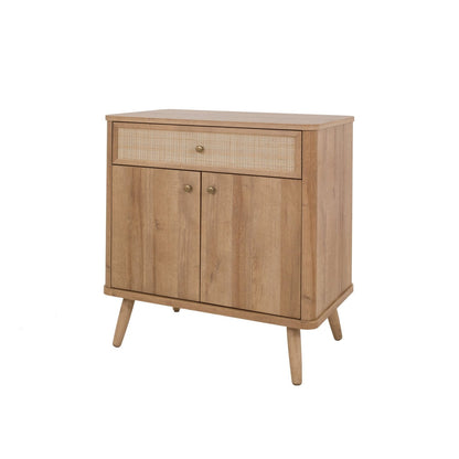 New Pacific Direct Thelma KD Rattan Small Cabinet 1 Drawer + 2 Doors  - 1340017