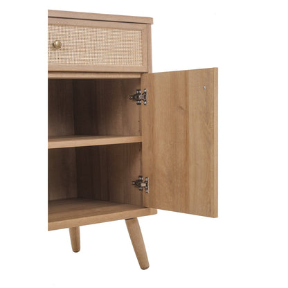 New Pacific Direct Thelma KD Rattan Small Cabinet 1 Drawer + 2 Doors  - 1340017