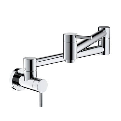 Kibi Circular Kitchen Pot Filler In Chrome Finish - KPF601CH