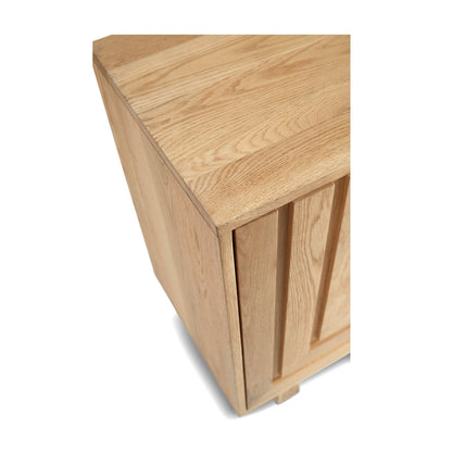 Union Home Array Oak Wood Sideboard In Natural Oil Finish  - LVR00619