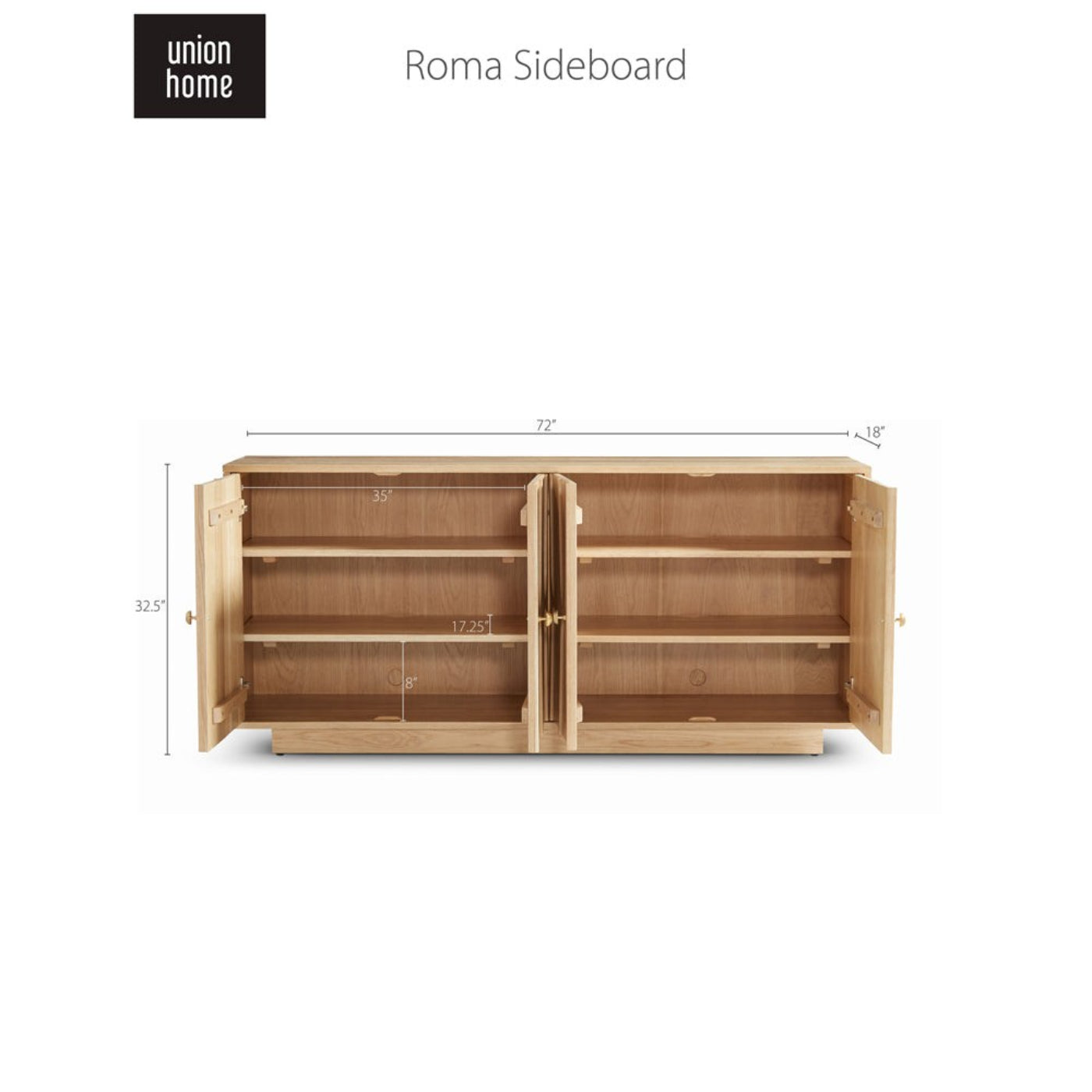 Union Home Roma Sideboard -  LVR00627