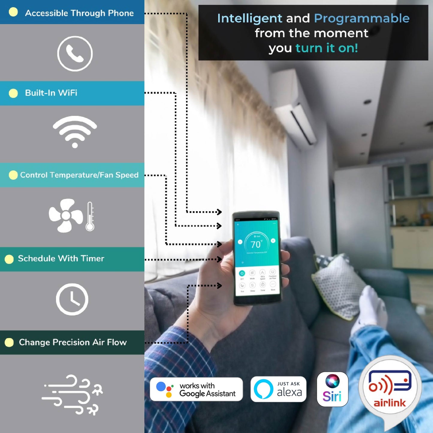 Pioneer Triple Split 27000 BTU 2.25-Ton Quantum Ultra Wi-Fi 24 SEER2 Energy-Star Multi (3) Zone Wall Mount Air Conditioner Heat Pump 230-Volt - WYT030GLSI24M3-9W-9W-9W