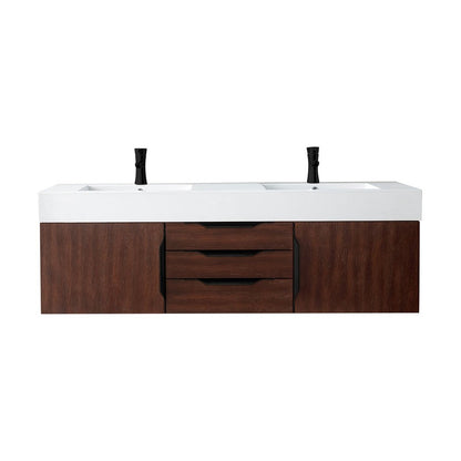 James Martin Vanities Mercer Island 59" Double Vanity - 389-V59D-AGR-G-DGG