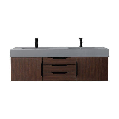 James Martin Vanities Mercer Island 59" Double Vanity - 389-V59D-AGR-G-DGG