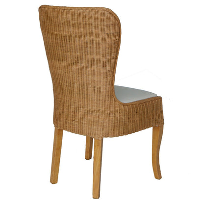 New Pacific Direct Sophie Rattan Dining Chair, (Set of 2)  - 2400014