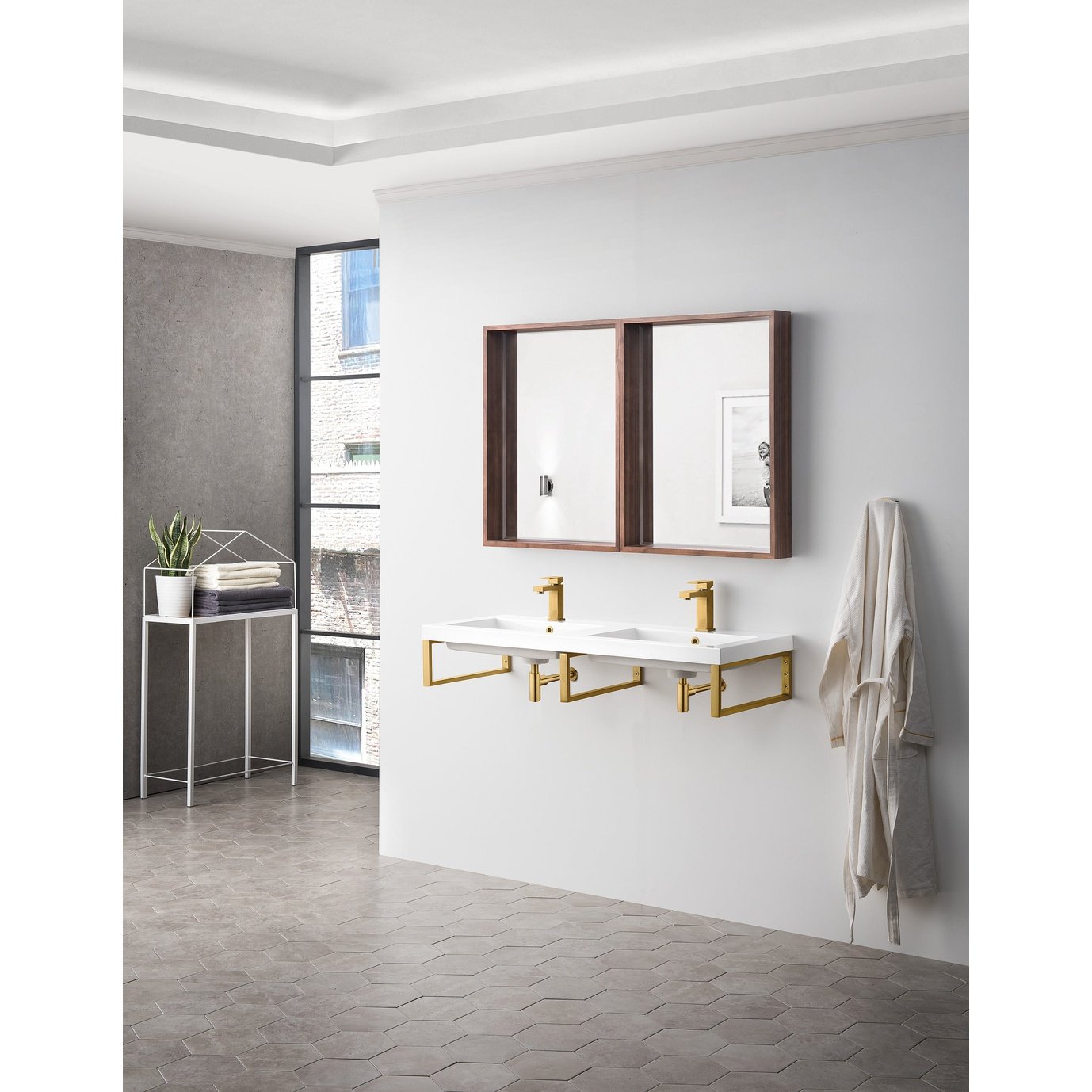 James Martin Vanities Three Boston 18" Wall Brackets - 055BK18BNK63WG2