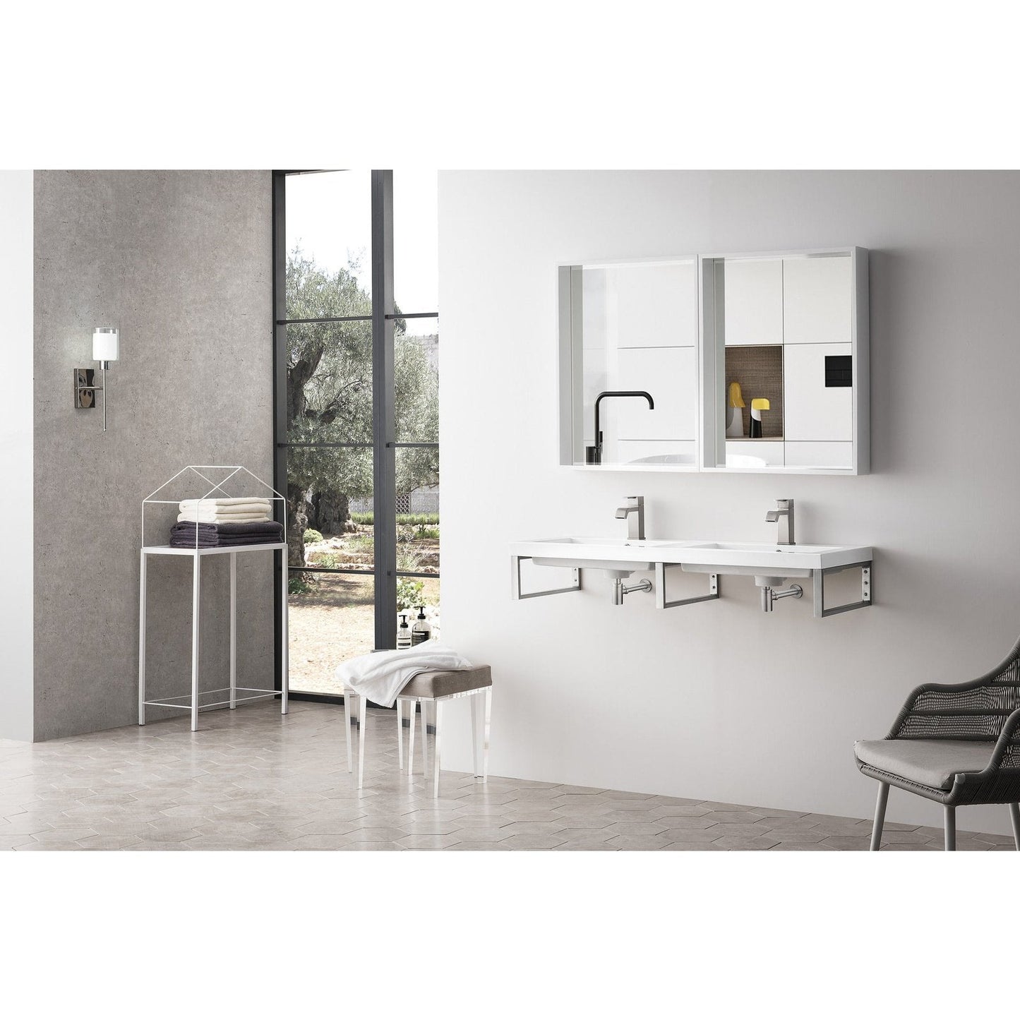 James Martin Vanities Three Boston 18" Wall Brackets - 055BK18BNK63WG2