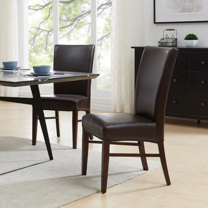 New Pacific Direct Milton Bonded Leather Dining Chair, (Set of 2)  - 268239B-206