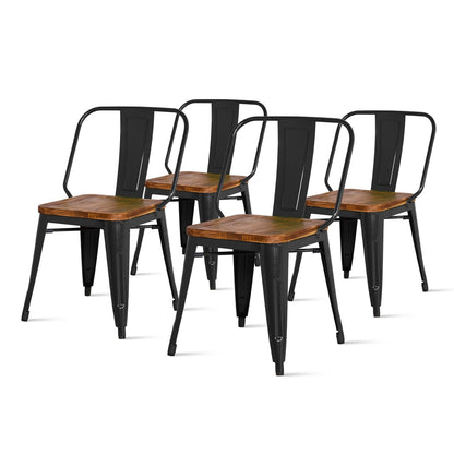 New Pacific Direct Brian Metal Side Chair, (Set of 4) -  938232-B
