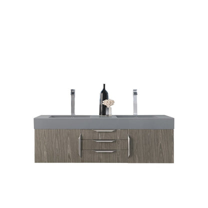 James Martin Vanities Mercer Island 59" Double Vanity - 389-V59D-AGR-G-DGG