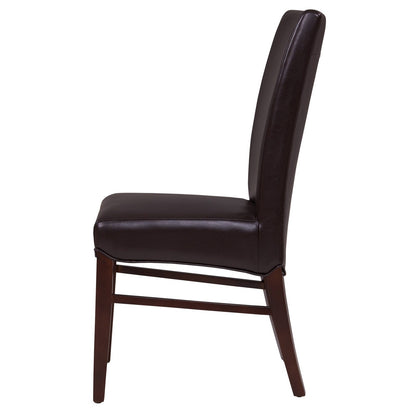 New Pacific Direct Milton Bonded Leather Dining Chair, (Set of 2)  - 268239B-206