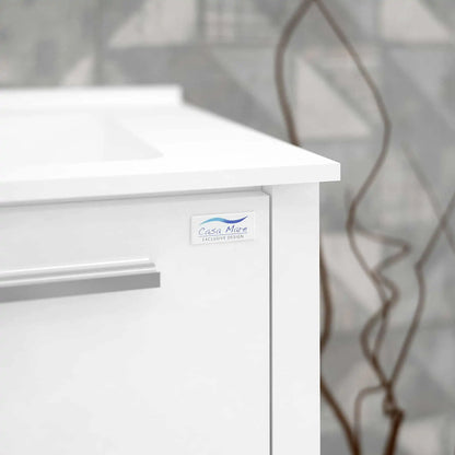 Casa Mare Nona Modern Double Sink Freestanding Bathroom Vanity and Sink Combo - Nona152GG-60