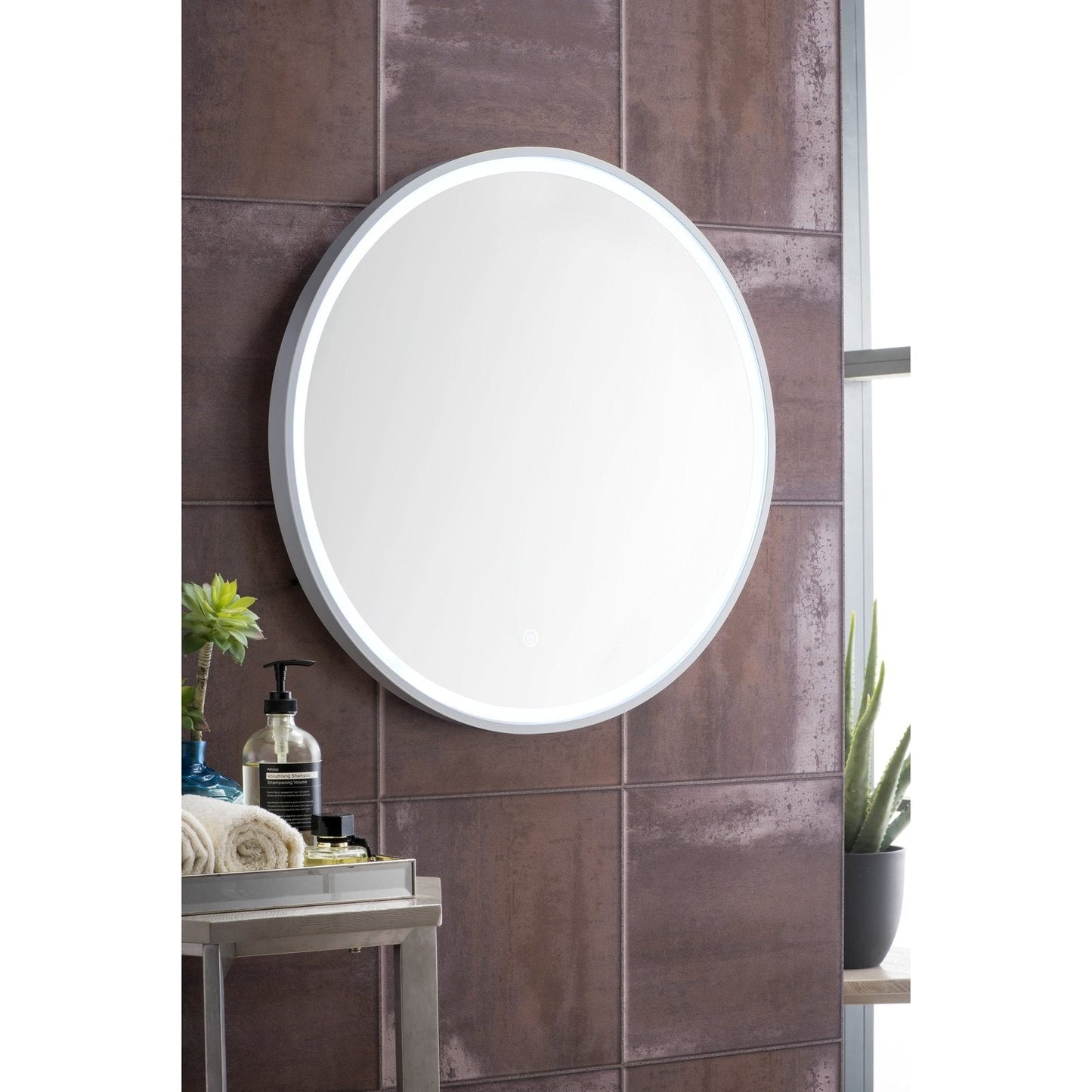 James Martin Vanities Cirque 24" Mirror - 933-M24-GW