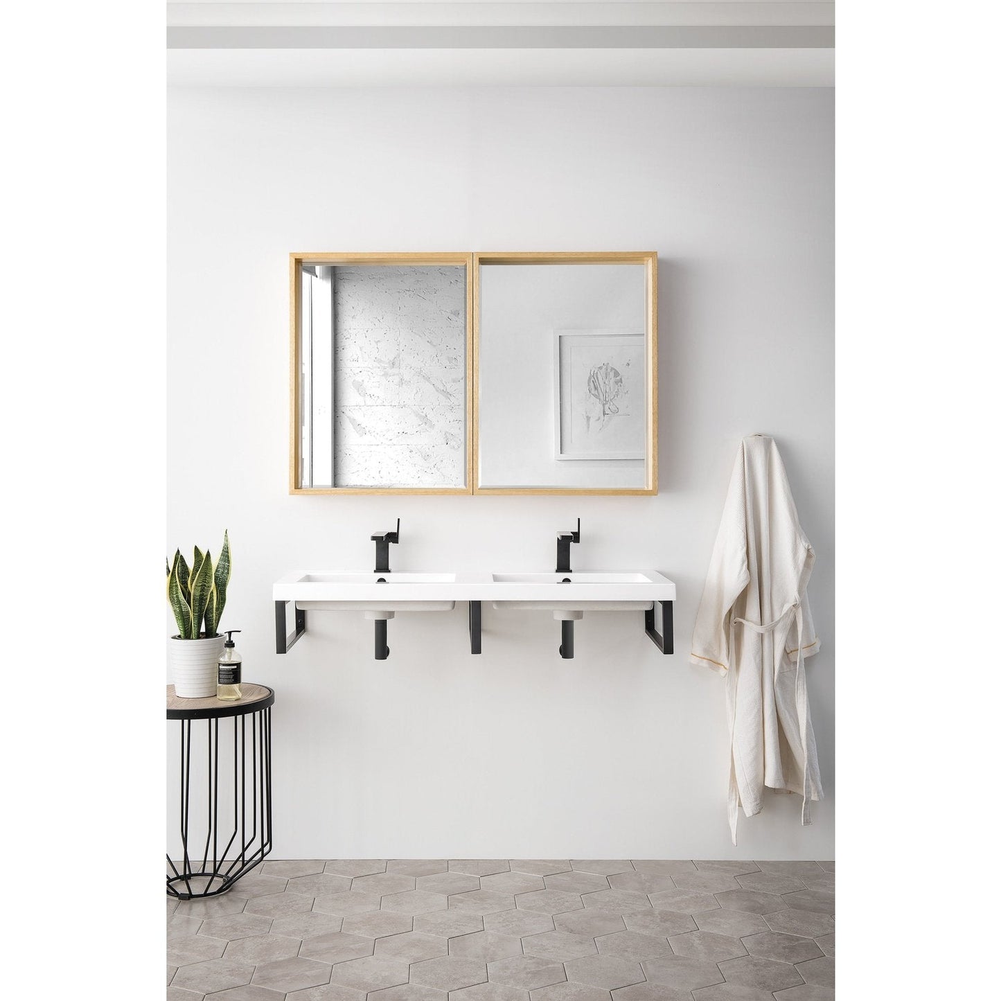 James Martin Vanities Three Boston 18" Wall Brackets - 055BK18BNK63WG2