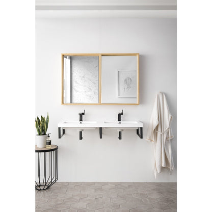 James Martin Vanities Three Boston 18" Wall Brackets - 055BK18BNK63WG2