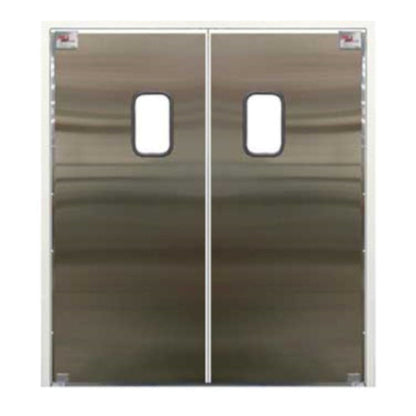 Curtron SPD-30-SS-DBL-7284 72" x 84" Service-Pro Series 30 Double Swing Door - CUSPD30SSDBL7284