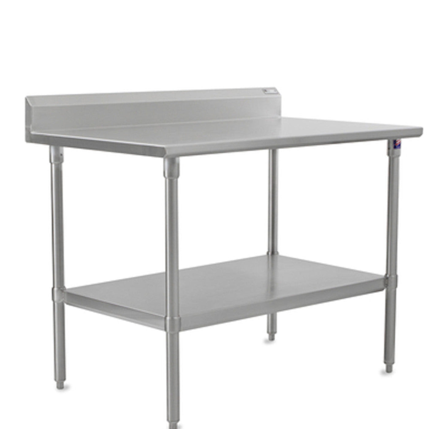 John Boos ST6-3648SSK 48"W x 36"D Stainless Steel Work Table, Adjust. Undershelf - JBST63648SSK