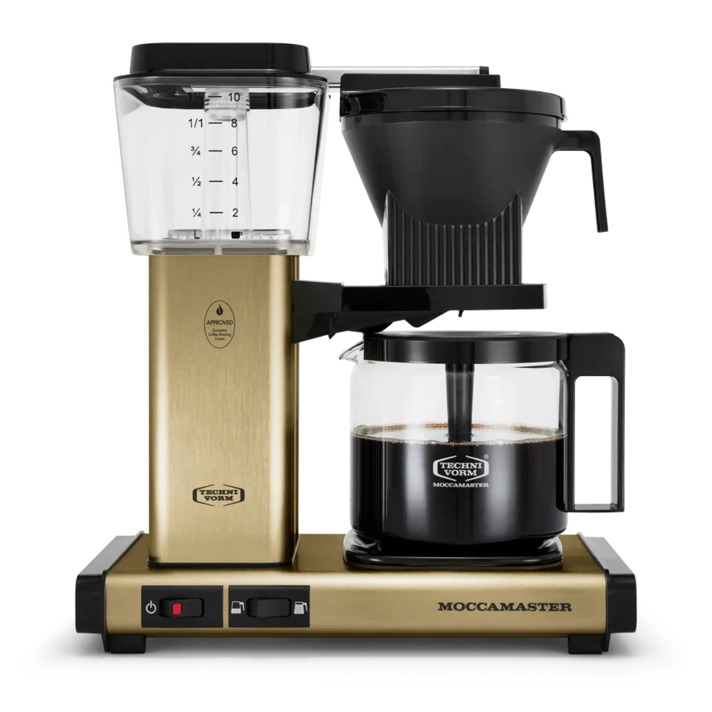 Moccamaster KBGV Select 10-Cup Coffee Maker in Brushed Brass - 53936