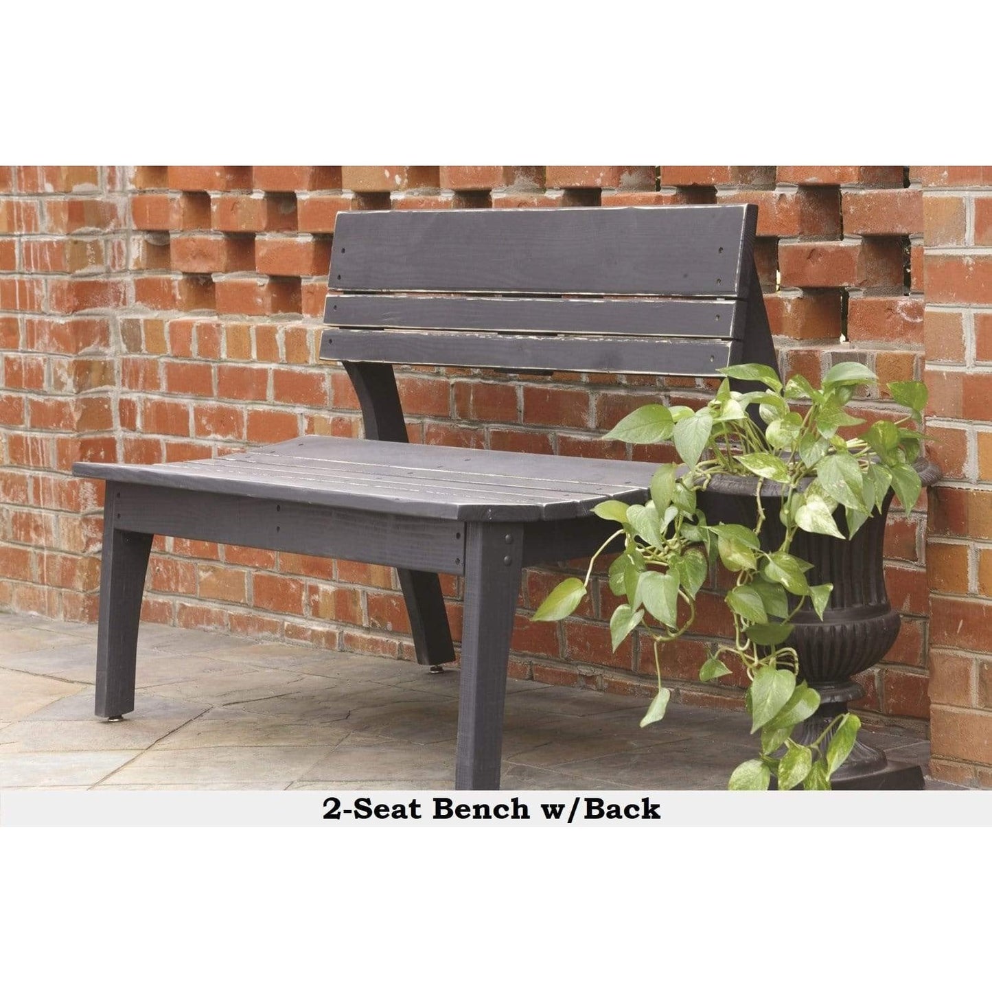 Uwharrie Chair Behren Wood Side with Backrest -  B072, B073, or B074