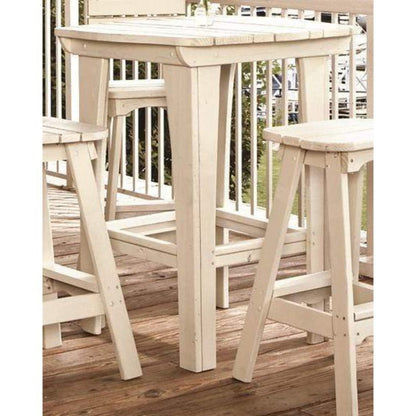 Uwharrie Chair Companion Series Wood Square Bar Table -  5063
