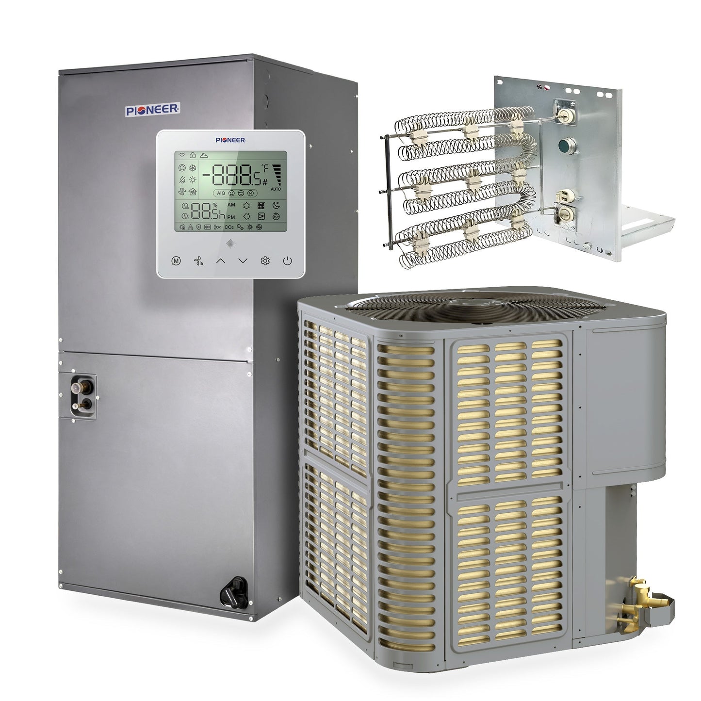 Pioneer Vertex 36,000 BTU 18.6 SEER2 230V Ducted Central Split Air Conditioner Inverter Heat Pump - DYC036GCSI18RD-05B