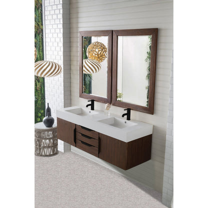 James Martin Vanities Mercer Island 59" Double Vanity - 389-V59D-AGR-G-DGG